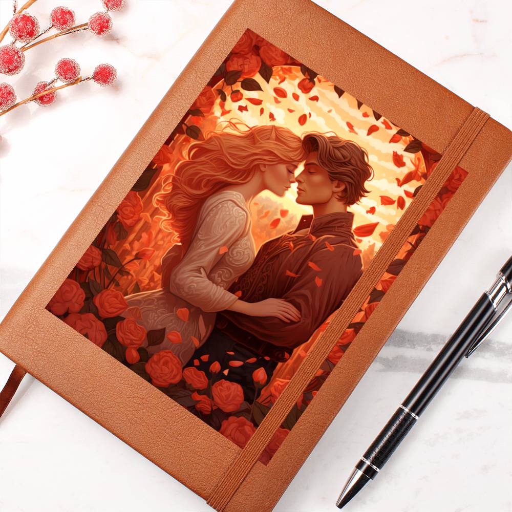 Valentine's Day Art 013 - Vegan Leather Journal