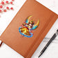 Cute Christmas Angel 002 - Vegan Leather Journal
