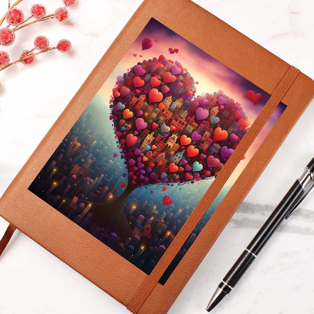 Valentine's Day Art 089 - Vegan Leather Journal