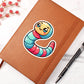 Cute Worm sticker 220 - Vegan Leather Journal