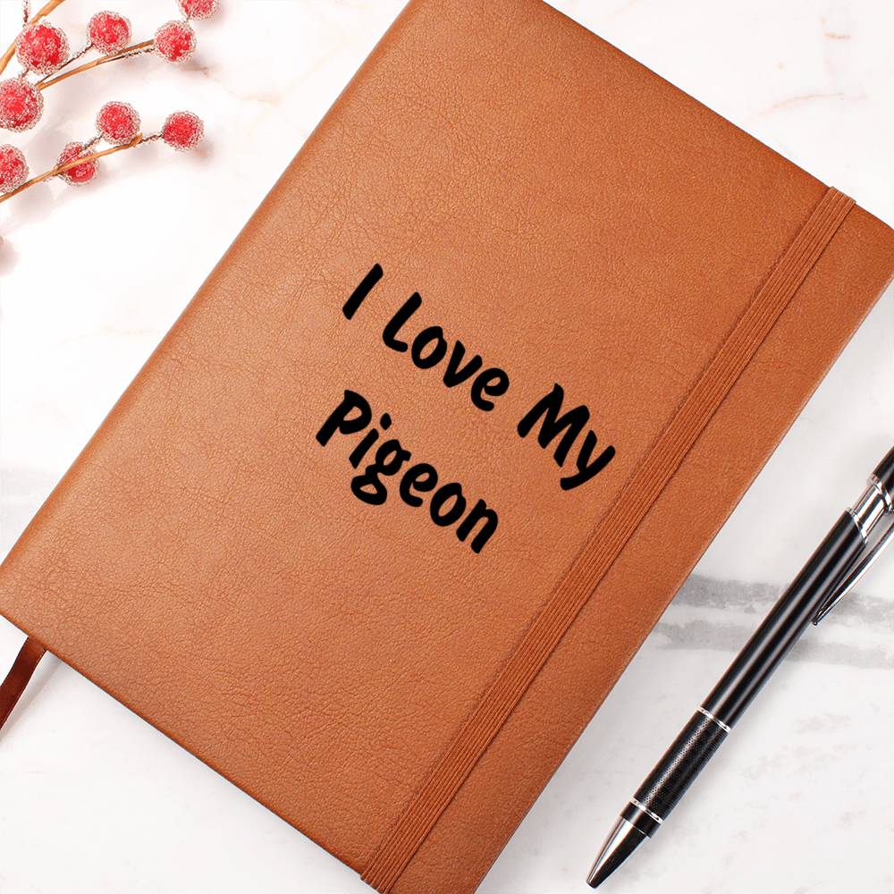 Love My Pigeon - Vegan Leather Journal