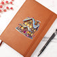 Christmas Gingerbread House 005 - Vegan Leather Journal