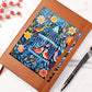 Birds And Floral Design 175 - Vegan Leather Journal