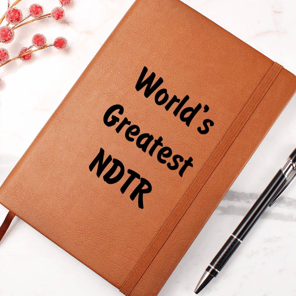 World's Greatest NDTR v1 - Vegan Leather Journal