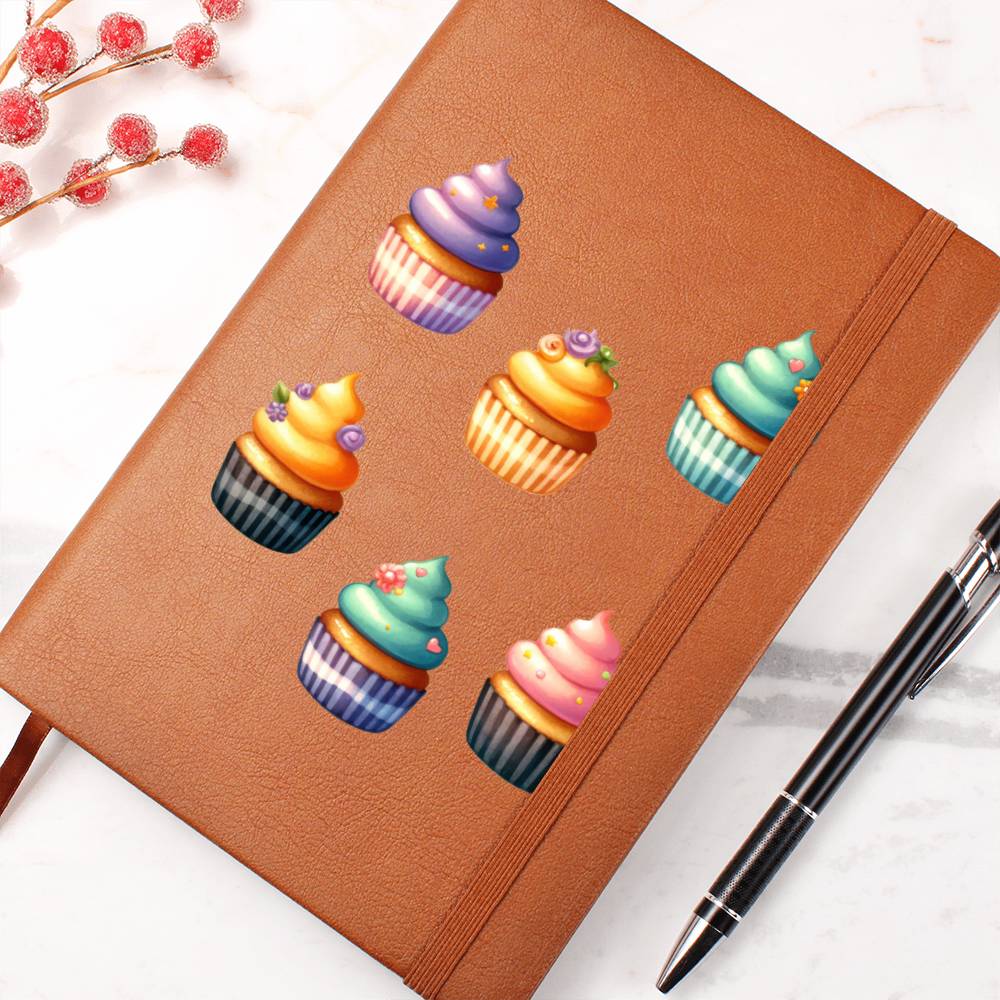 Cute Halloween Sticker 007 - Vegan Leather Journal