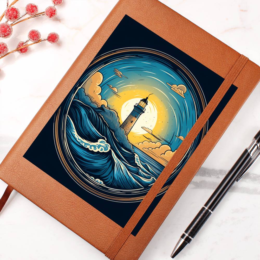 Minimalist BOHO Art 087 - Vegan Leather Journal