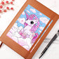 Cute Unicorn 002 - Vegan Leather Journal