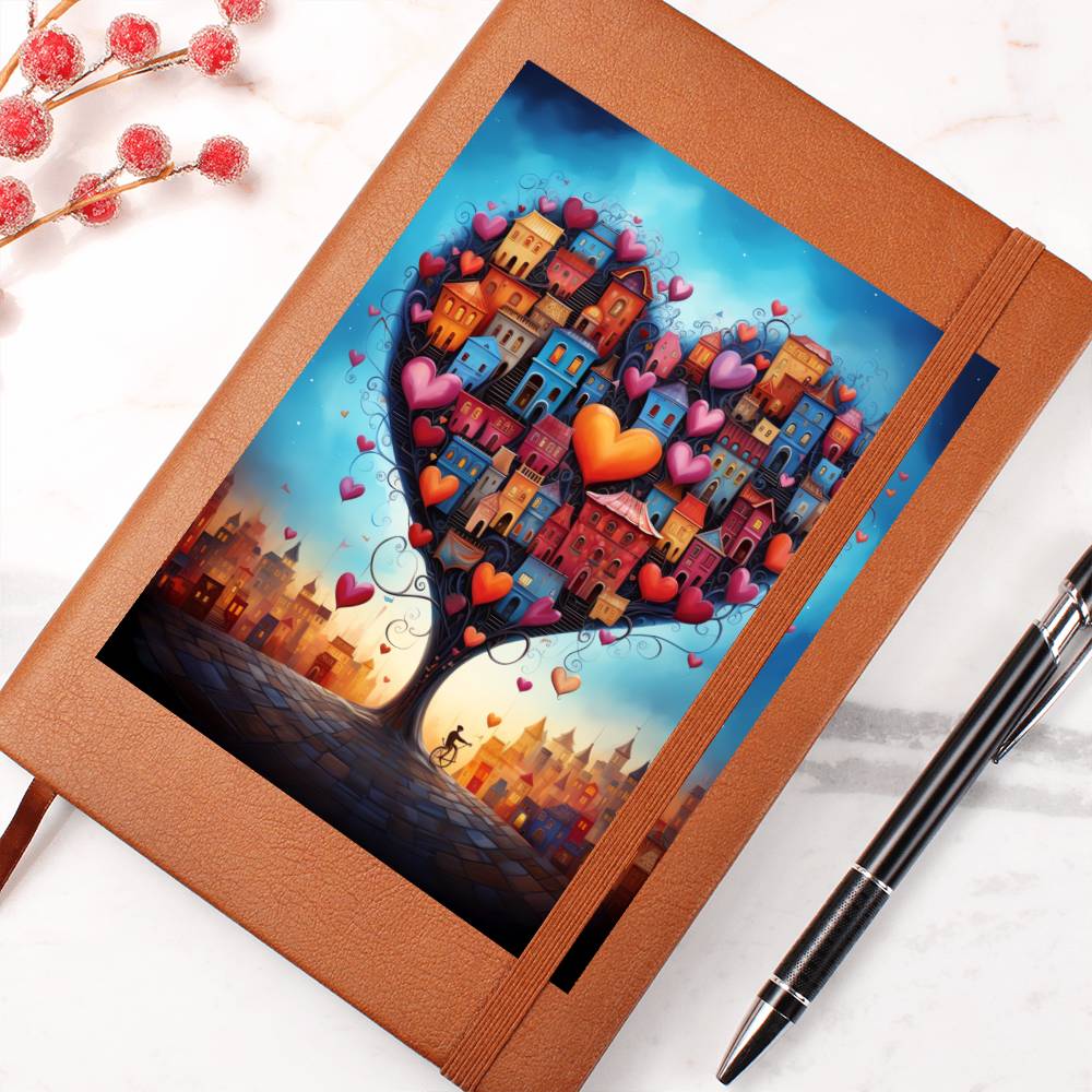 Valentine's Day Art 130 - Vegan Leather Journal