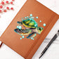 Cute Sea Turtle 005 - Vegan Leather Journal