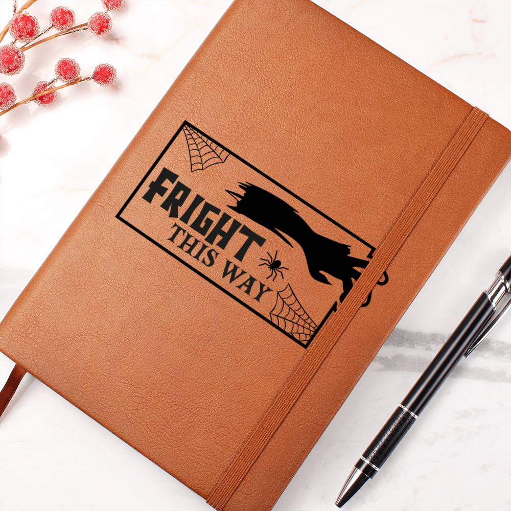 Vintage Halloween Signs 05 - Vegan Leather Journal