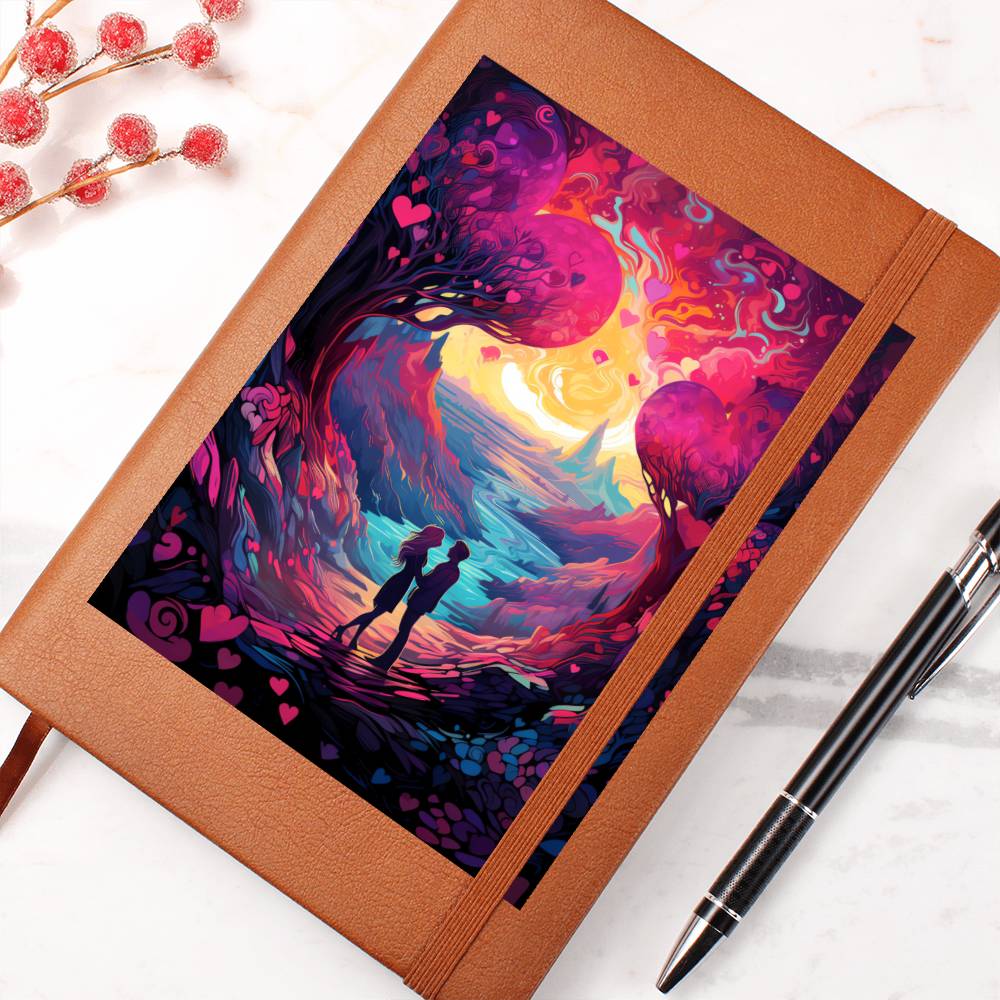 Valentine's Day Art 138 - Vegan Leather Journal