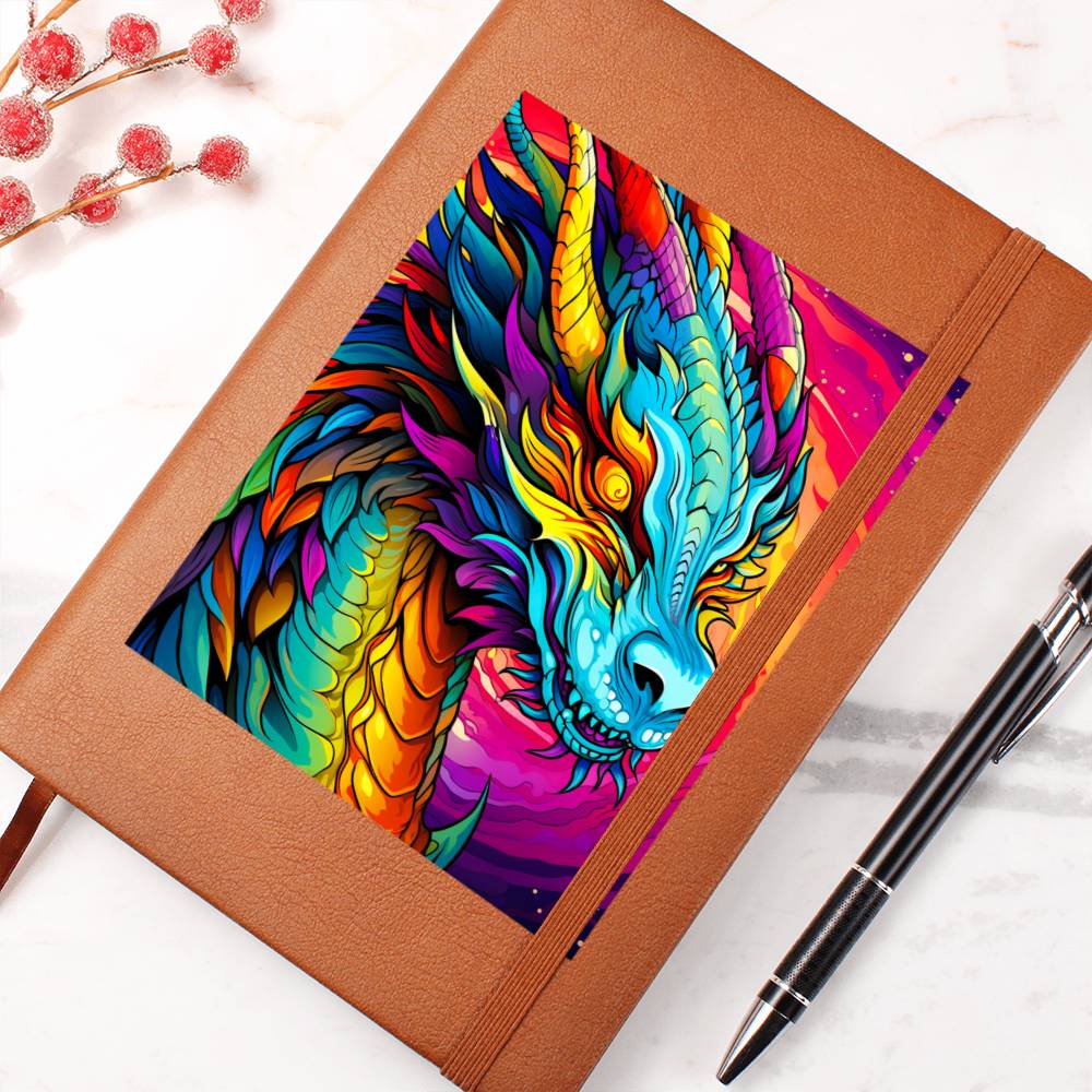 Majestic Dragon 007 - Vegan Leather Journal