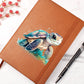 Cute Sea Turtle 014 - Vegan Leather Journal