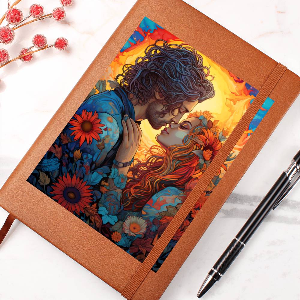 Valentine's Day Art 295 - Vegan Leather Journal