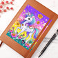 Cute Unicorn 080 - Vegan Leather Journal