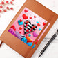 Valentine's Day Pop Art 12 - Vegan Leather Journal