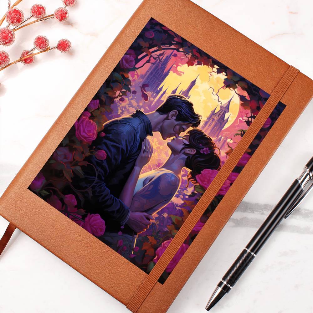 Valentine's Day Art 074 - Vegan Leather Journal