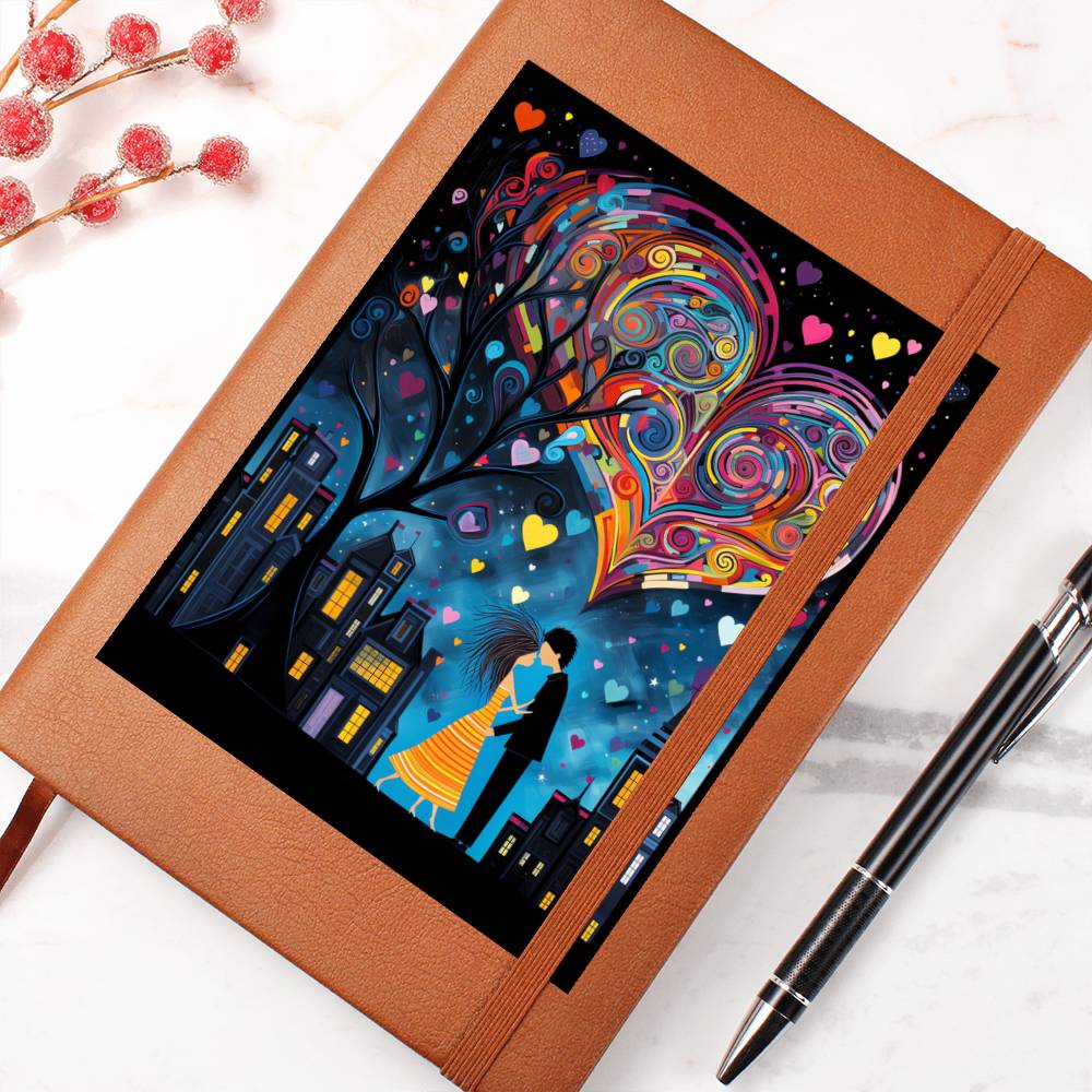 Valentine's Day Art 189 - Vegan Leather Journal