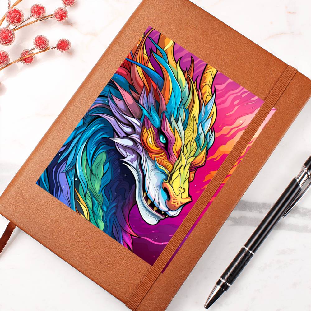 Majestic Dragon 017 - Vegan Leather Journal