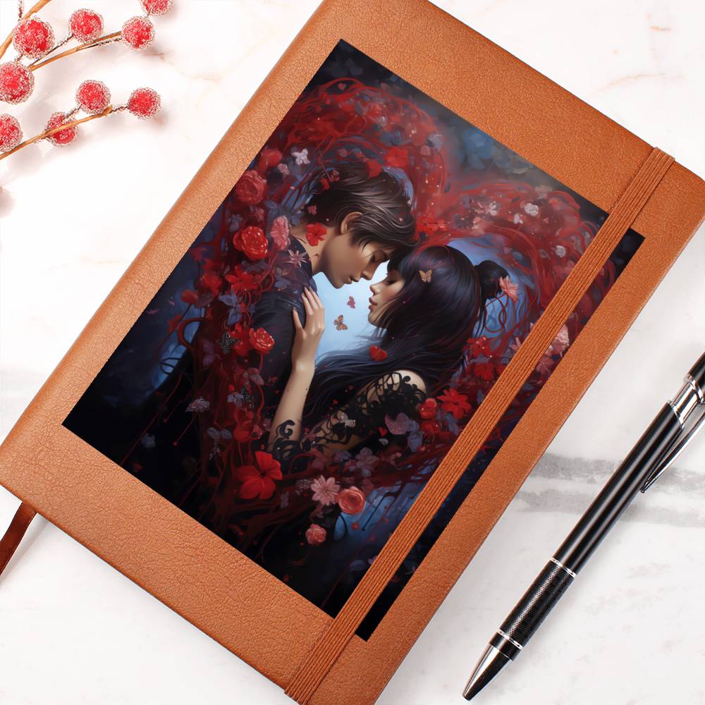 Valentine's Day Art 333 - Vegan Leather Journal