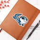 Cute Skink sticker 167 - Vegan Leather Journal