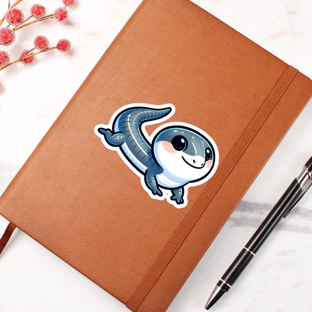 Cute Skink sticker 167 - Vegan Leather Journal