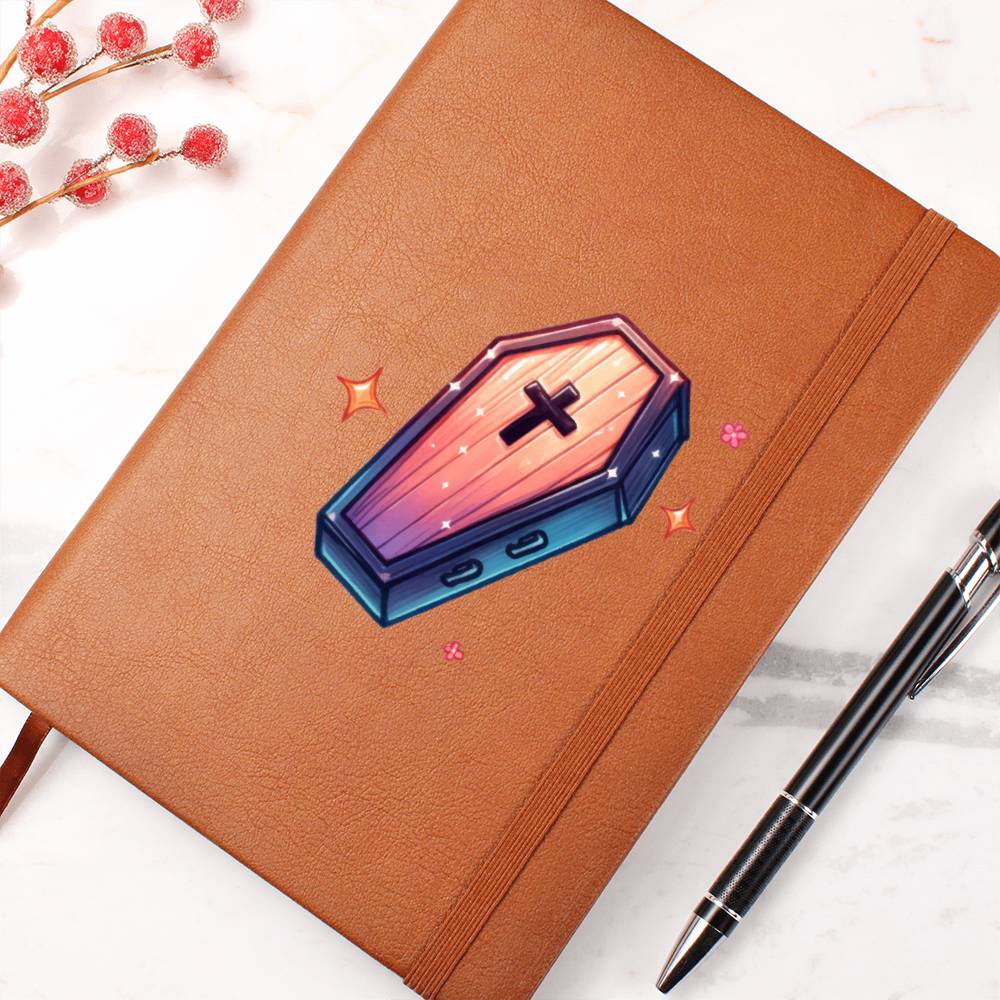 Cute Halloween Sticker 043 - Vegan Leather Journal