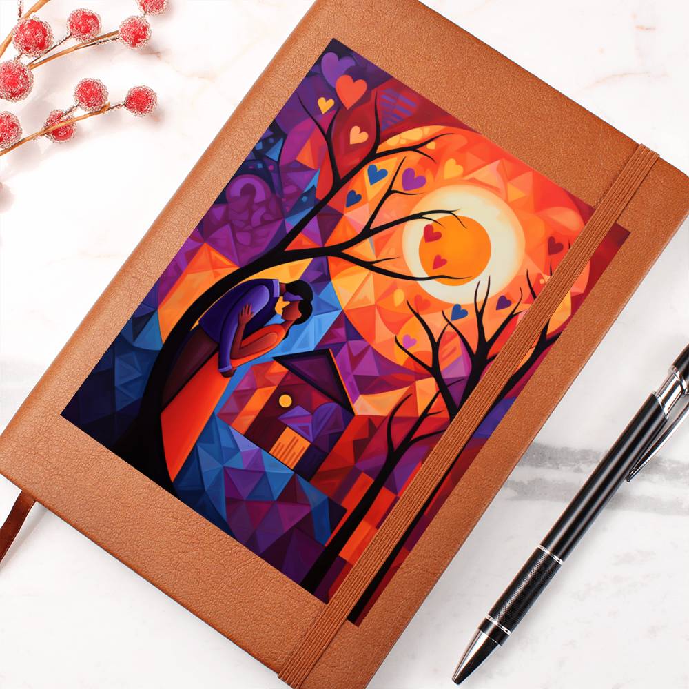 Valentine's Day Art 329 - Vegan Leather Journal
