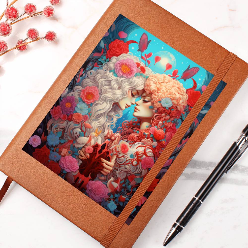 Valentine's Day Art 162 - Vegan Leather Journal
