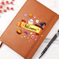 Cute Halloween Sticker 100 - Vegan Leather Journal