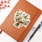 Luxury Wedding Decor Sticker 023 - Vegan Leather Journal
