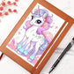 Cute Unicorn 064 - Vegan Leather Journal