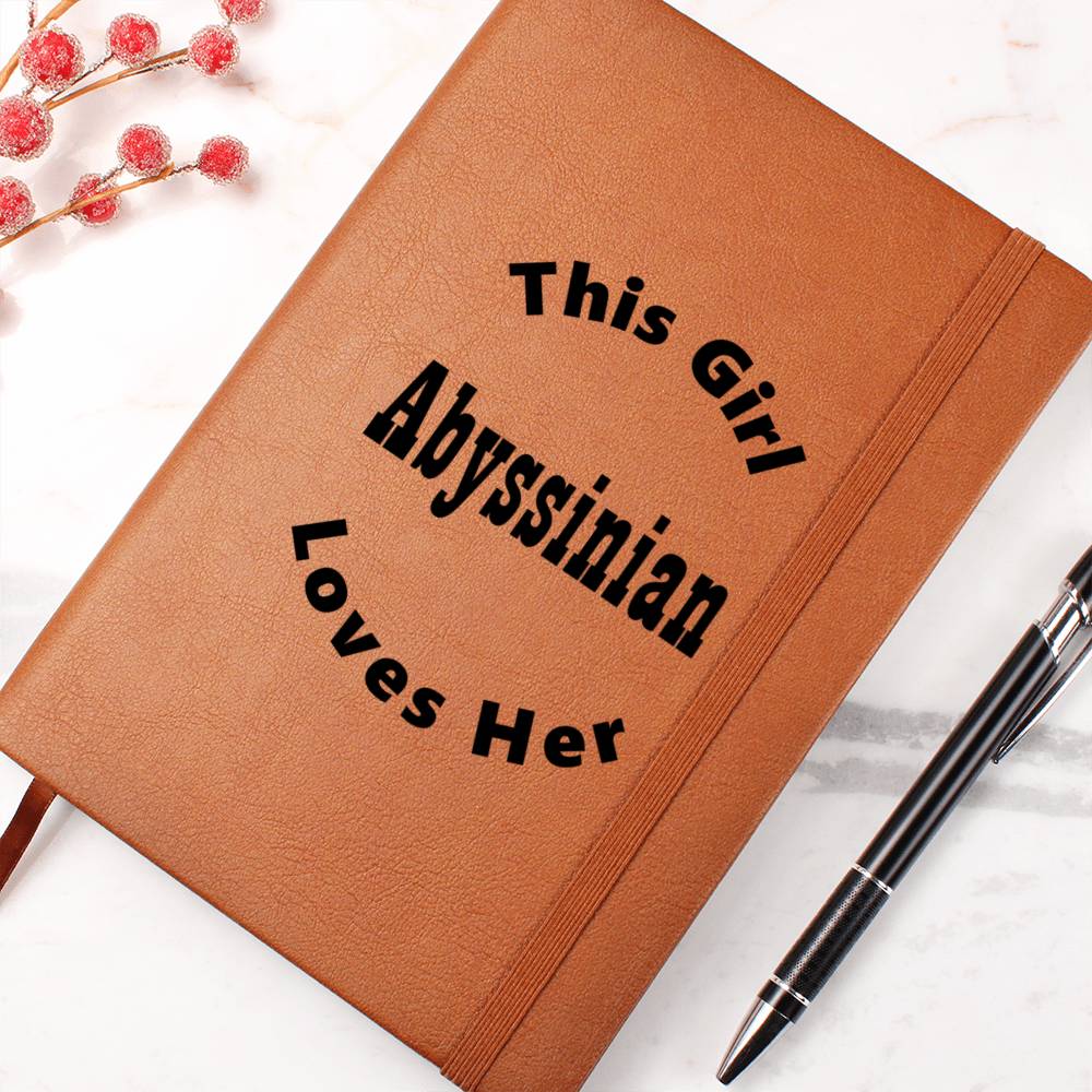 Abyssinian v2 - Vegan Leather Journal