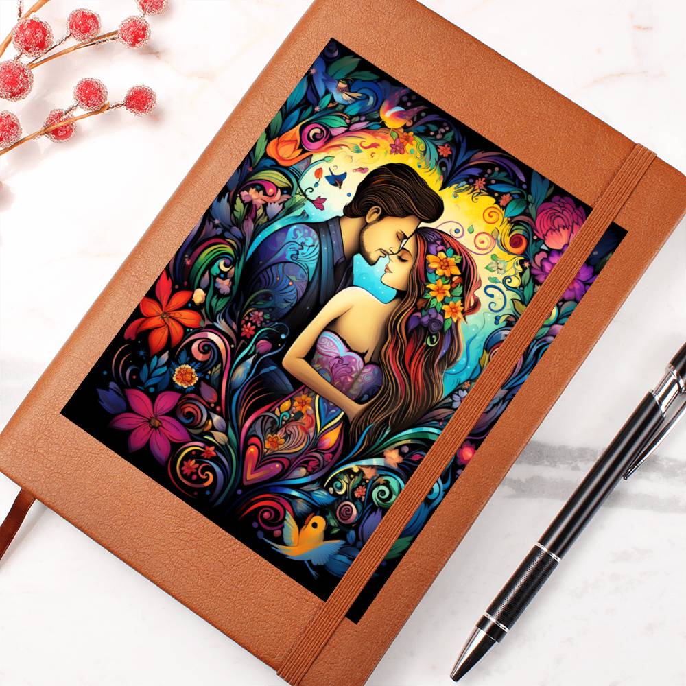 Valentine's Day Art 284 - Vegan Leather Journal