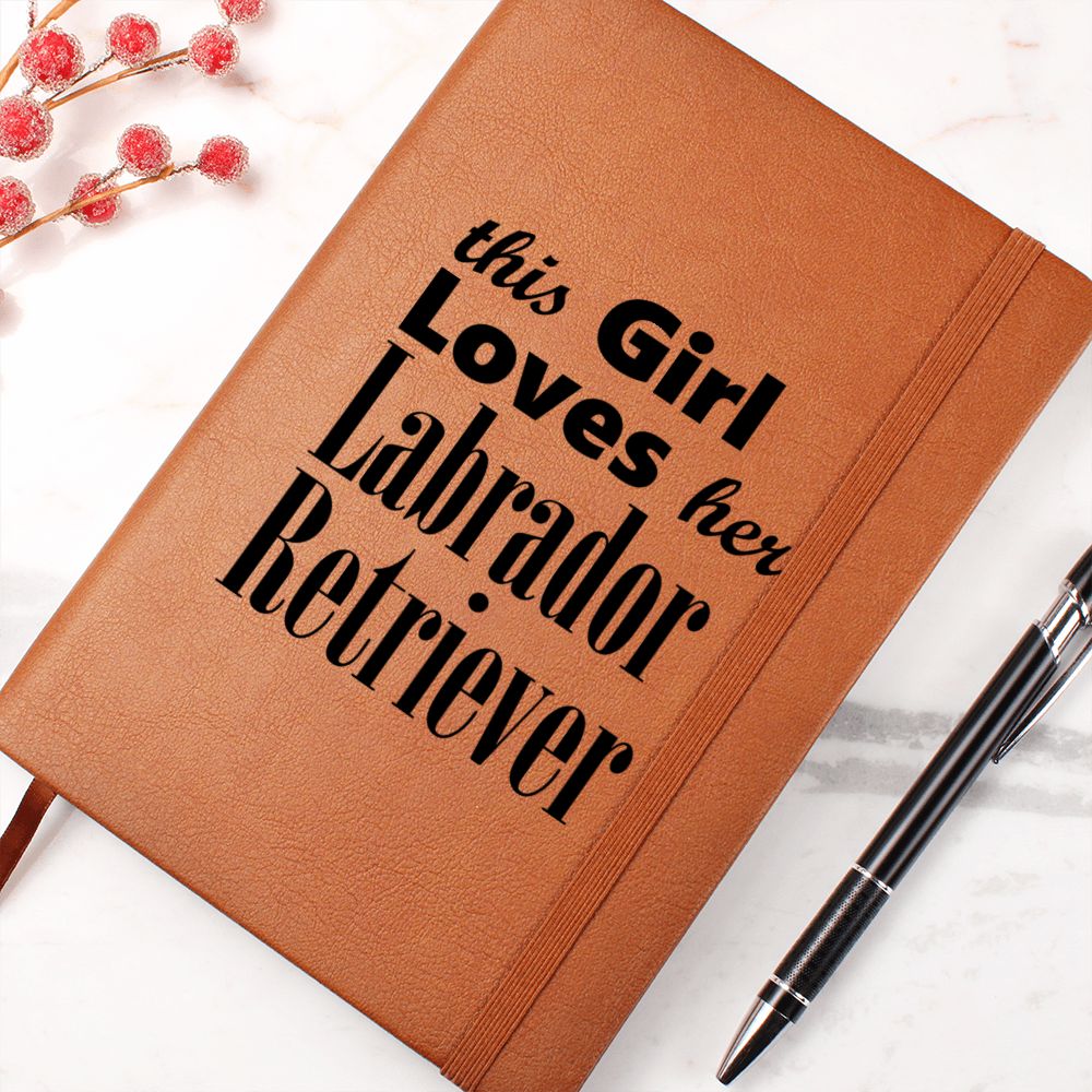 Labrador Retriever - Vegan Leather Journal