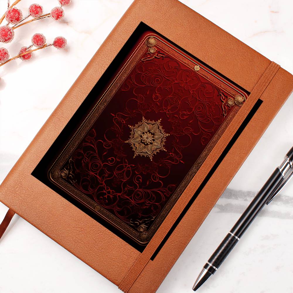 Ornate Gold Cover 088 - Vegan Leather Journal