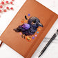 Cute Halloween Sticker 101 - Vegan Leather Journal