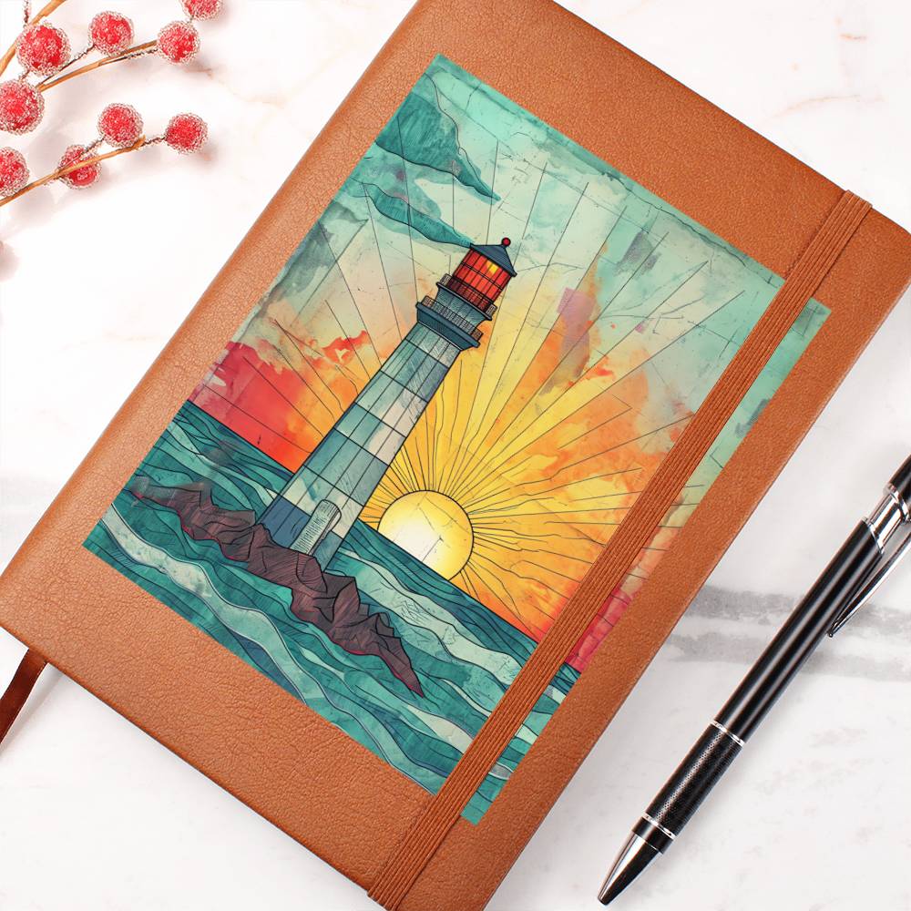 Minimalist BOHO Art 032 - Vegan Leather Journal
