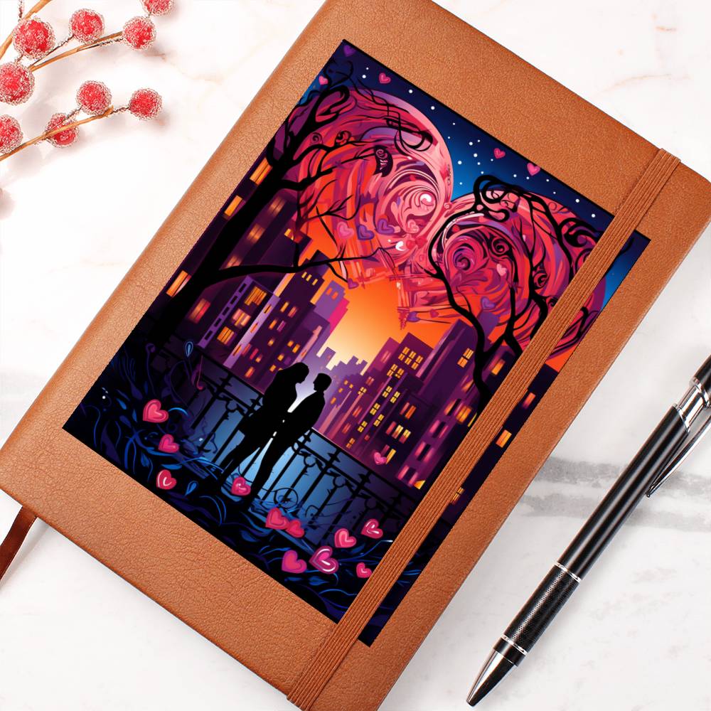 Valentine's Day Art 385 - Vegan Leather Journal