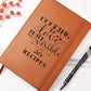 Jo's Recipes - Cooking Is Love - Vegan Leather Journal