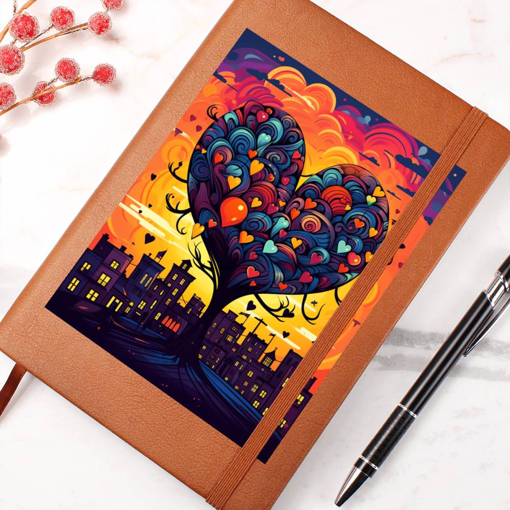 Valentine's Day Art 044 - Vegan Leather Journal