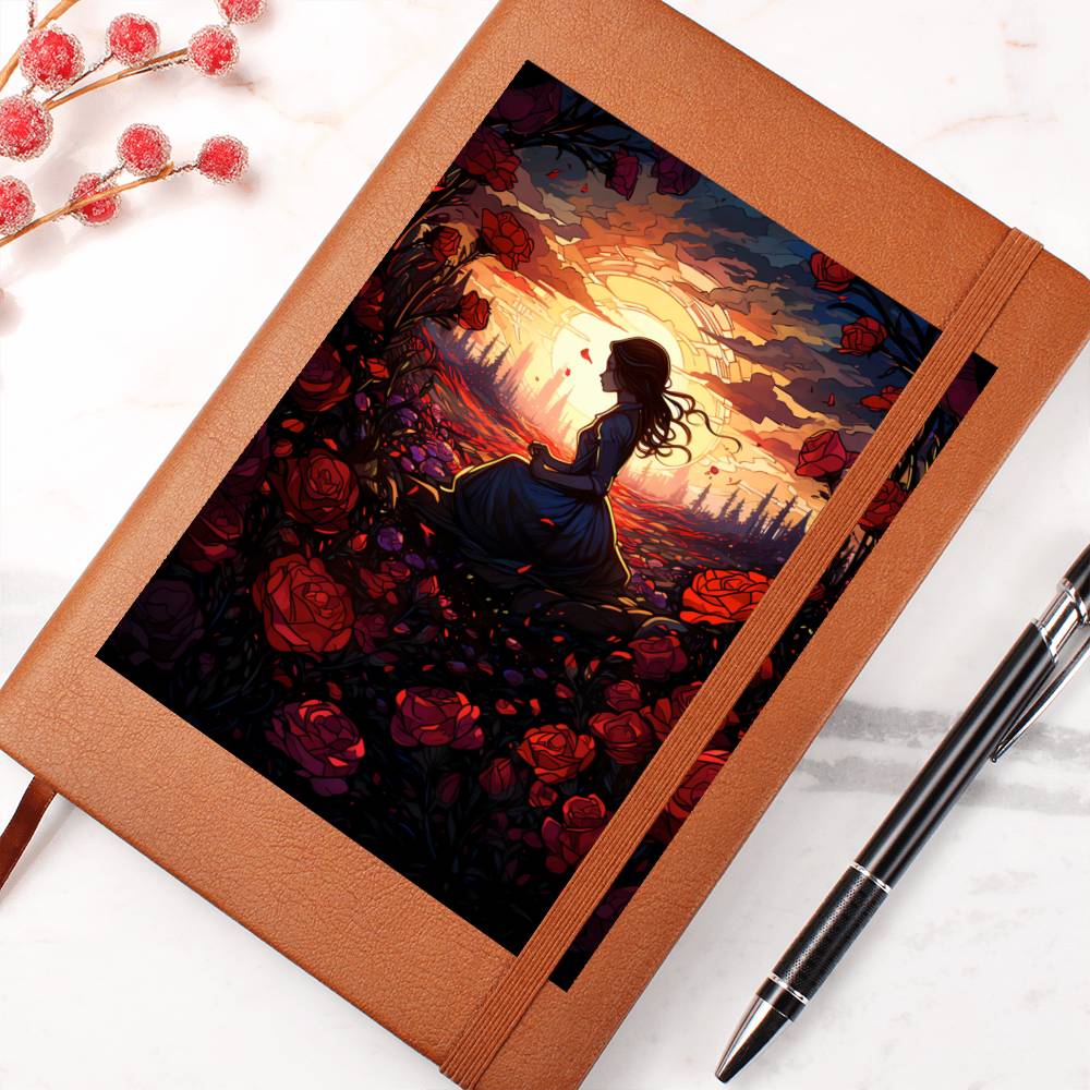 Valentine's Day Art 338 - Vegan Leather Journal