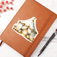 Luxury Wedding Decor Sticker 038 - Vegan Leather Journal