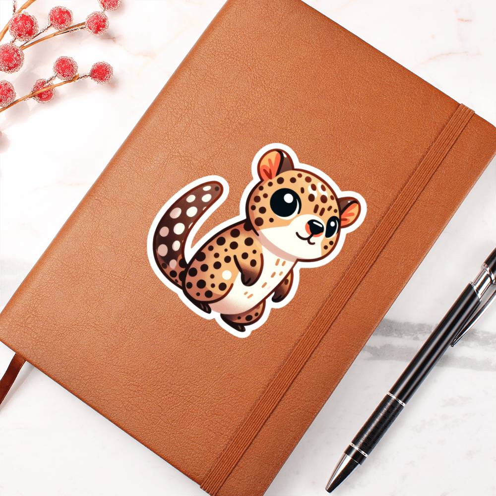 Cute Quoll sticker 138 - Vegan Leather Journal