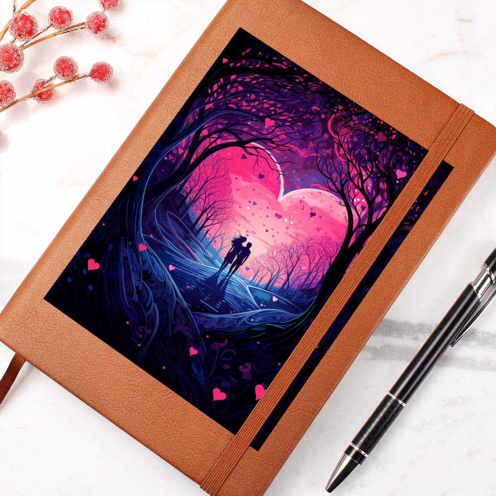 Valentine's Day Art 275 - Vegan Leather Journal