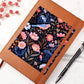 Birds And Floral Design 124 - Vegan Leather Journal