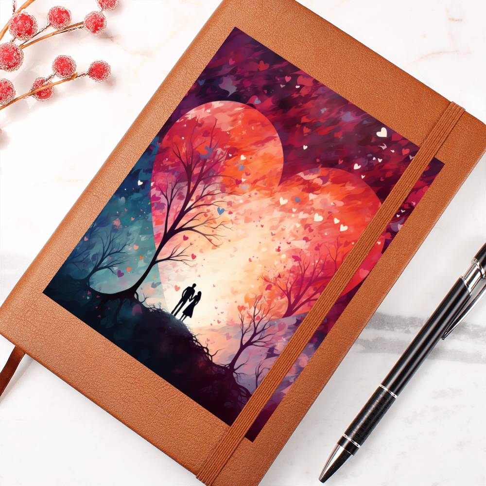 Valentine's Day Art 035 - Vegan Leather Journal