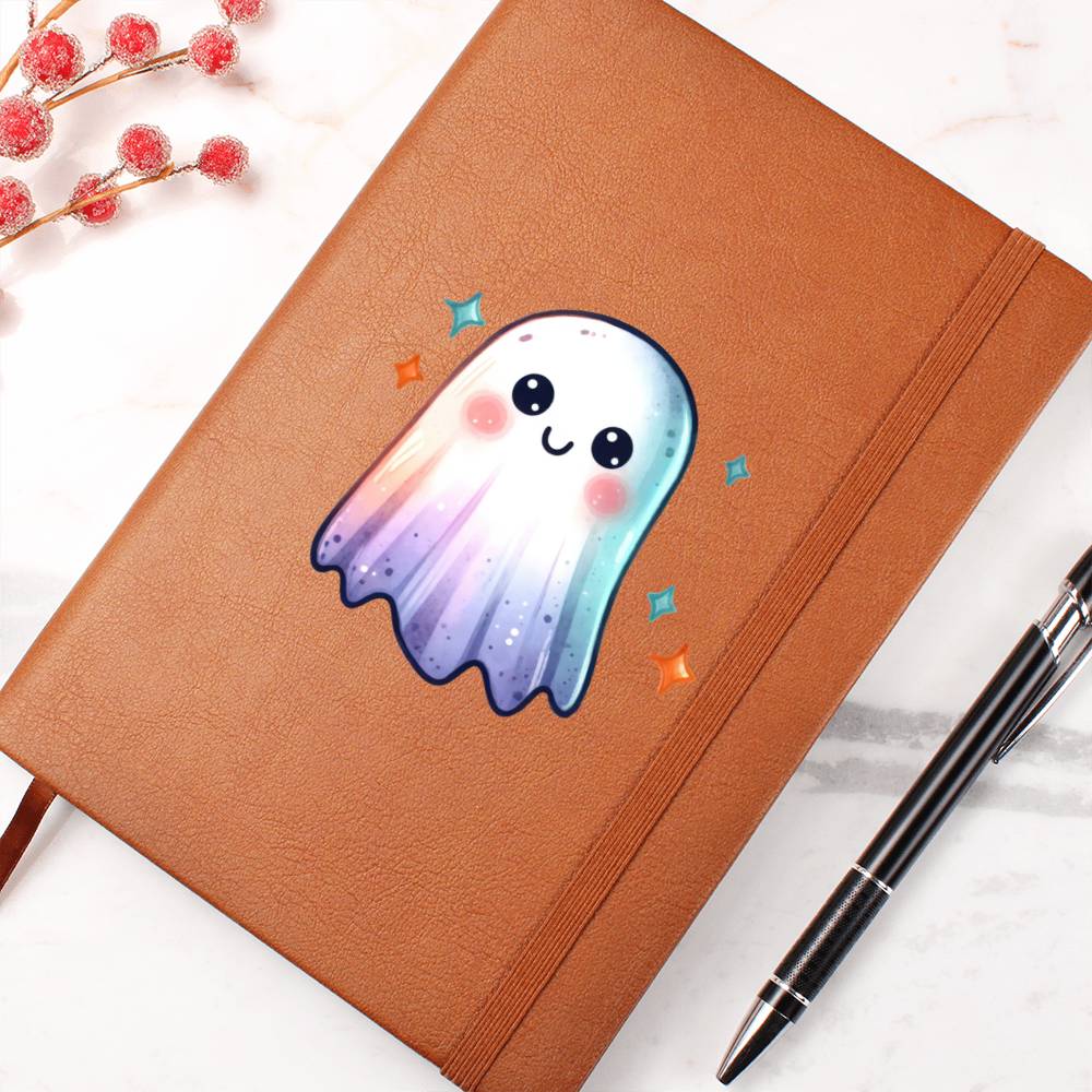 Cute Halloween Sticker 057 - Vegan Leather Journal