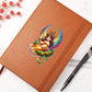 Cute Christmas Angel 025 - Vegan Leather Journal