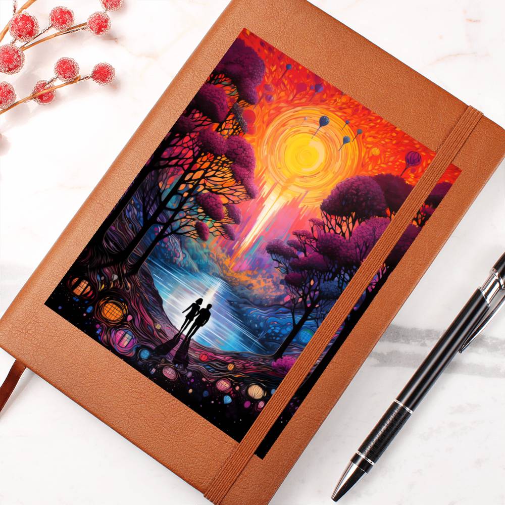 Valentine's Day Art 234 - Vegan Leather Journal